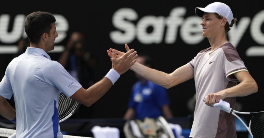 Djokovic'in Avustralya Açık'ta üst üste kazandığı galibiyet serisi sona erdi: Sinner yarı finalde Djokovic'i yendi