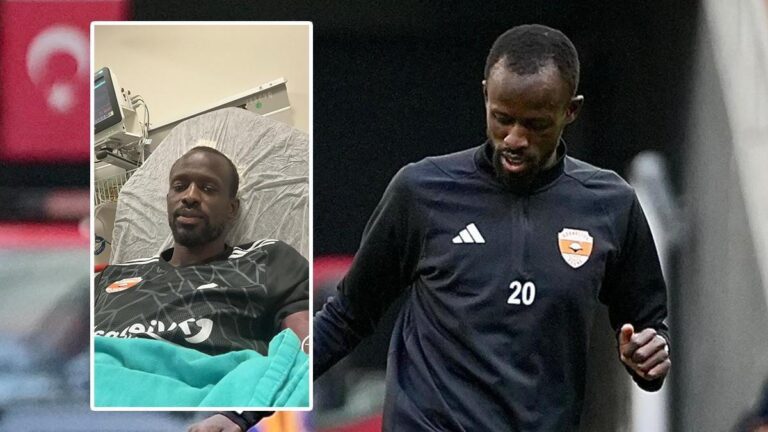 Sahada bayıldı! Adanasportlu Amaduo Ciss haber geldi …