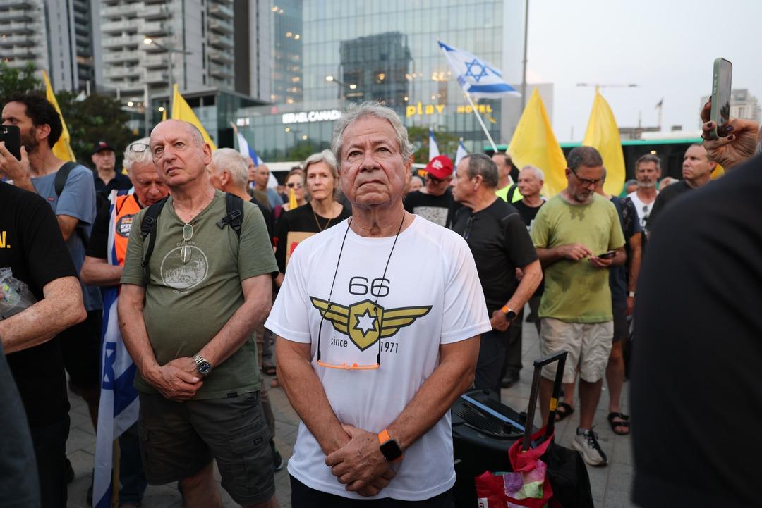 İsrail ve Rezerv tarafından hazırlanan savaş uçağı tarafından Pilotlar Gazze 2'nin işgali planını protesto ediyor 2