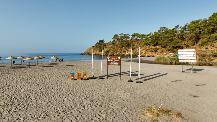 8 plajlar organize edildi ve insanların kullanımına ücretsiz olarak açık