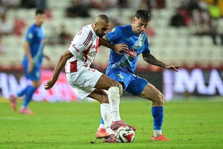 Antalyasor - Çaykur Rizspor maçında 7 gol 1 kırmızı kart