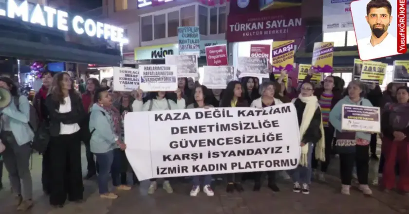 İzmirli kadınlar Dilovası’na tepki gösterdi: ‘Bu bir iş katliamıdır’