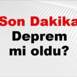 Mersin’de Deprem Mi Gerçekleşti? 13 Kasım 2025 Son Durum!