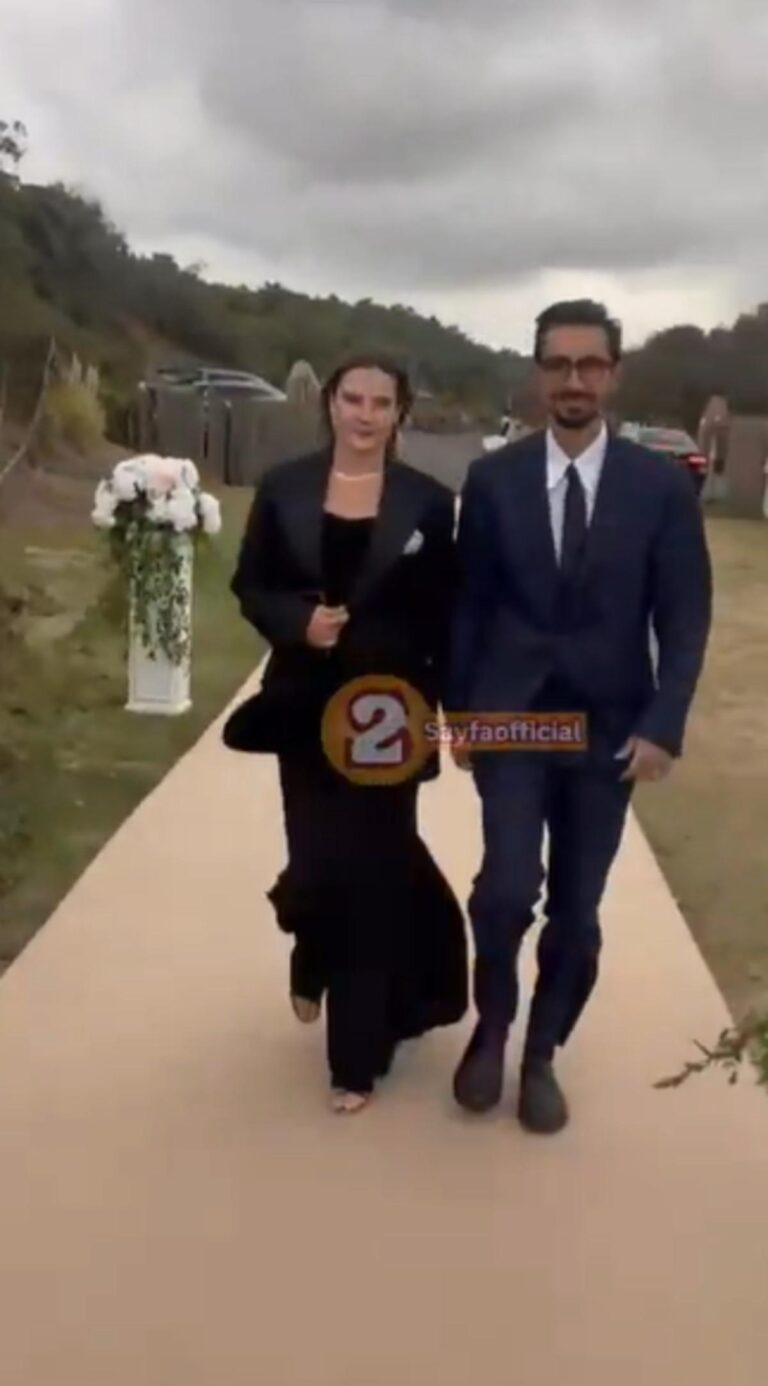Alina Boz ve Umut Evirgen düğünde boy gösterdi! Umut Evirgen’i görenler gözlerine inanamadı